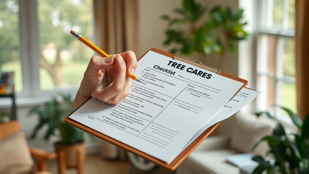 well-organized homeowner checklist for tree care kansas city tree service