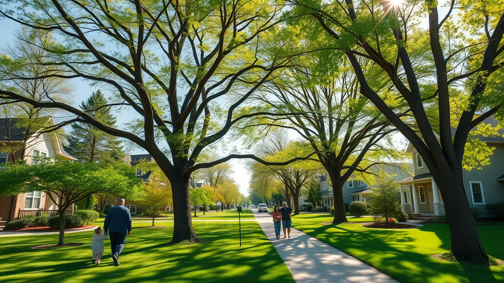 Kansas City landscape healthy mature trees springtime vibrant lawns seasonal tree health check Kansas City