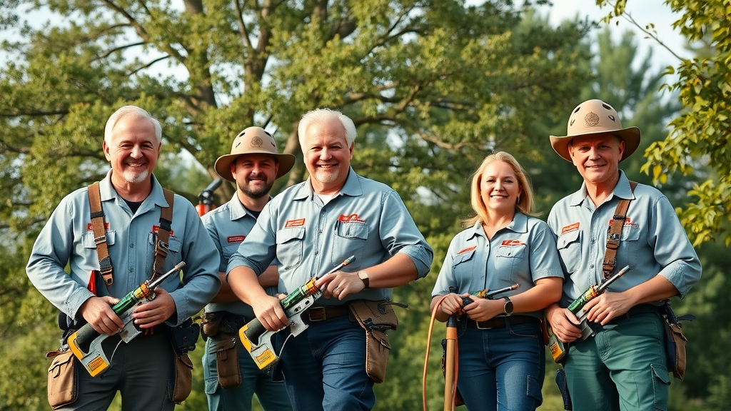 multi-generational team of certified arborists in Kansas City, tree doctor specialists, reliable tree care service experts