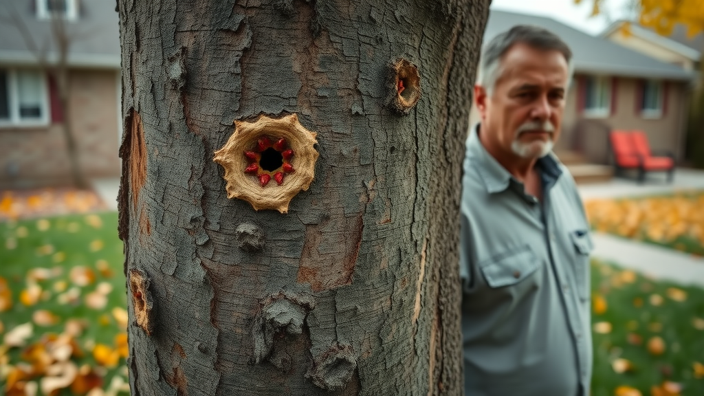 Kansas City tree trunk disease signs arborist risk assessment seasonal tree health check Kansas City