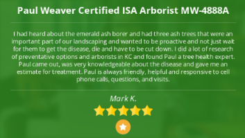 Paul Weaver Arborist Kansas City